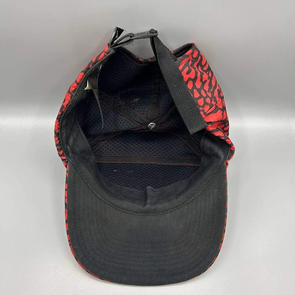 Air Jordan 5 Panel Hat‎ Men Red Cement Elephant Jumpman Strap Back Cap